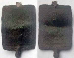 horlogesleutel rechthoekig met ster (1800-1900)