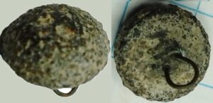 knoop kaal normaal draadoog 14mm **