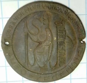 Christoffel-plaquette-auto-zegening