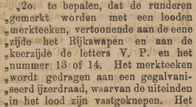 rijkslood type VP no 1? (ca 1890) - Afbeelding 3
