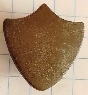 sierbeslag plat schildvormig