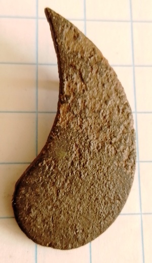 sierbeslag plat kommavormig