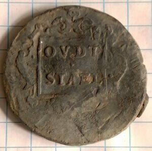 lakenlood Gouda -staallood 59mm - (1600-1700)