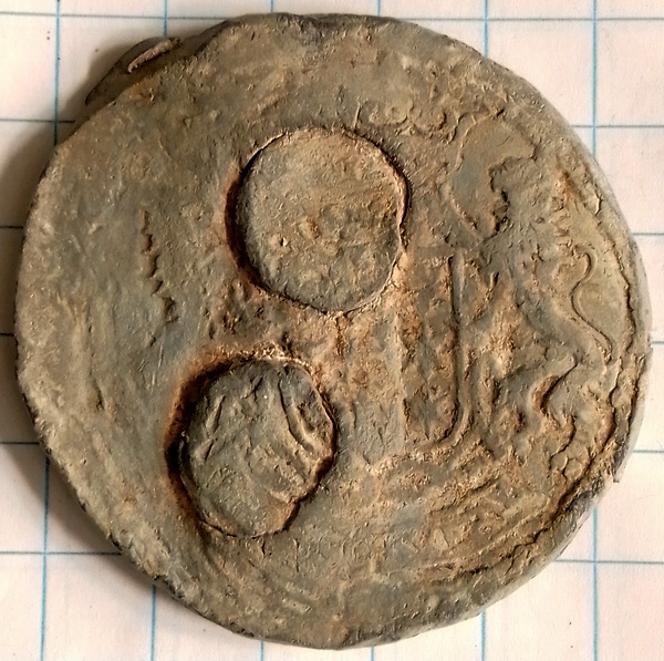 lakenlood Gouda -staallood 59mm - (1600-1700) - Afbeelding 2