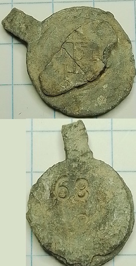 lakenlood met handelsteken