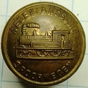 knoop Belangengemeenschap Nederlandsche Spoorwegen - Benj. Davidson & Co - Haarlem (ca 1920)