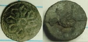 knoop sterbloem op raster 13mm