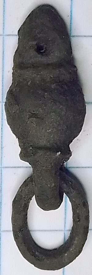 gordelhaak meerdelige gordelsluiting – beslagplaat D (1575-1650)