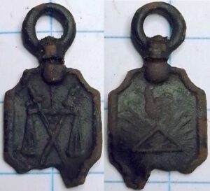 horlogesleutel vrede Frankrijk en vrijmetselaars (ca 1800-1830)