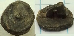 knoop tin cirkel met punt