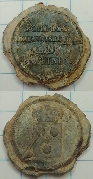 wijnzegel Schloss Johannisberg kabinett weine (*1816-1900)