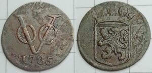 duit VOC Holland 1735