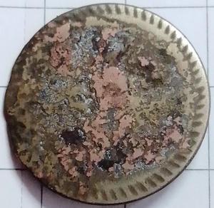 knoop tombak verguld (1775-1815)