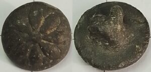 knoop bloem 8-blad loodtin lus