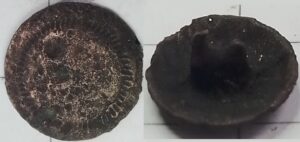 knoop kommetje streepjesrand 14mm