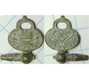 zwengelsleutel Franse kroon (ca 1815-1830)