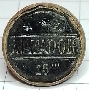 olielampwiel matador brenner (koper/glas)