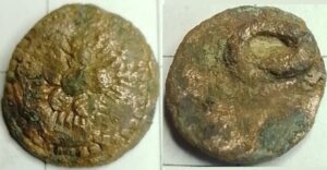 knoop roosje met parelrand