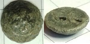 knoop bloem in cirkel 12mm