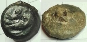 knoop vogel plat tin 14mm