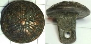 knoop bloem druppelblad parels staaf 15mm