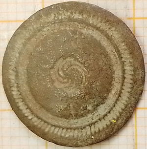 knoop waaier in streepjesrand