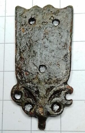 gordelhaak meerdelige gordelstuiting - beslagplaat A (1500-1650)