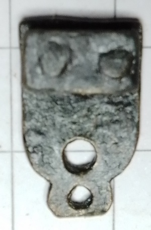 meerdelige gordelsluiting - beslagplaat H (1500-1650) - Afbeelding 2