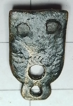 meerdelige gordelsluiting - beslagplaat H (1500-1650)