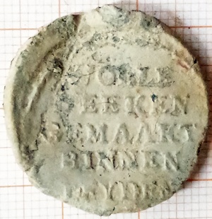 lakenlood Leiden - wolle deeken (ca1650-1750)