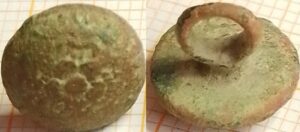 knoop roosje met parelrand