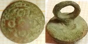 knoop bloemkruis parelrand