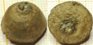 knoop puntovaal lood-tin draadoog