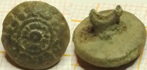 knoop bloem in cirkel 12mm