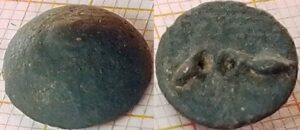 knoop kaal met knop 12mm