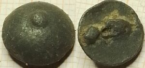 knoop kaal met knop 11mm