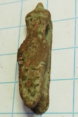 gordelhaak meerdelige gordelsluiting - beslagplaat D (1575-1650)