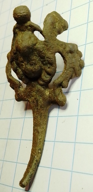 muurhaak cherubijnskop (1500-1700) - Afbeelding 2