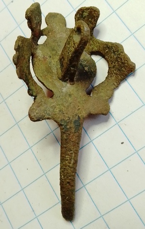 muurhaak cherubijnskop (1500-1700) - Afbeelding 3