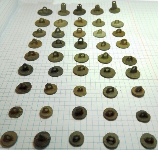 knoop plat met staafoog (45 stuks) - Afbeelding 2