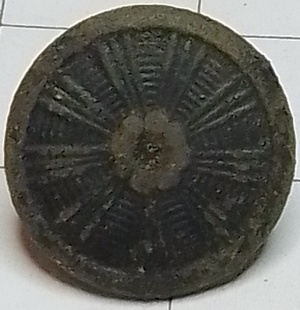 knoop bloem op mandje