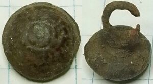 knoop bloemetje in fleuron 12mm