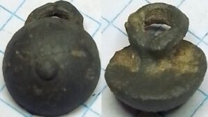 knoop kaal met knop 12mm