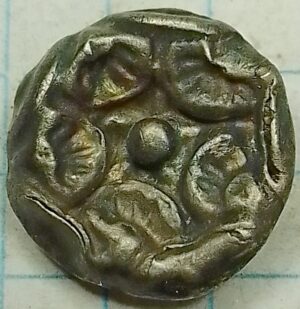 zilveren bloemetjesknoop