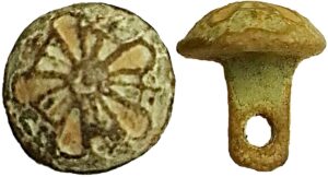 knoop kerststerachtig met kruisjes staafoog