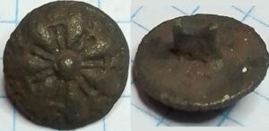 bloem druppelblad rechthoekig blad pijlen staaf kerst 15mm