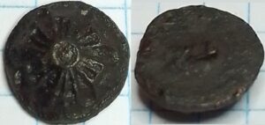 knoop bloem druppelblad rechthoekig blad