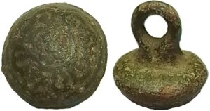 knoop fleuron bloem in cirkel giet 10mm