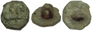 knoop achthoek ruiter lus loodtin 15mm
