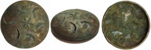 knoop ster met manen 22mm